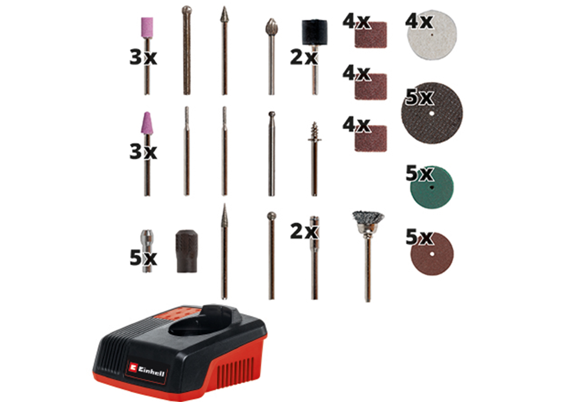 Απεικονίζονται τα περιεχόμενα του σετ.